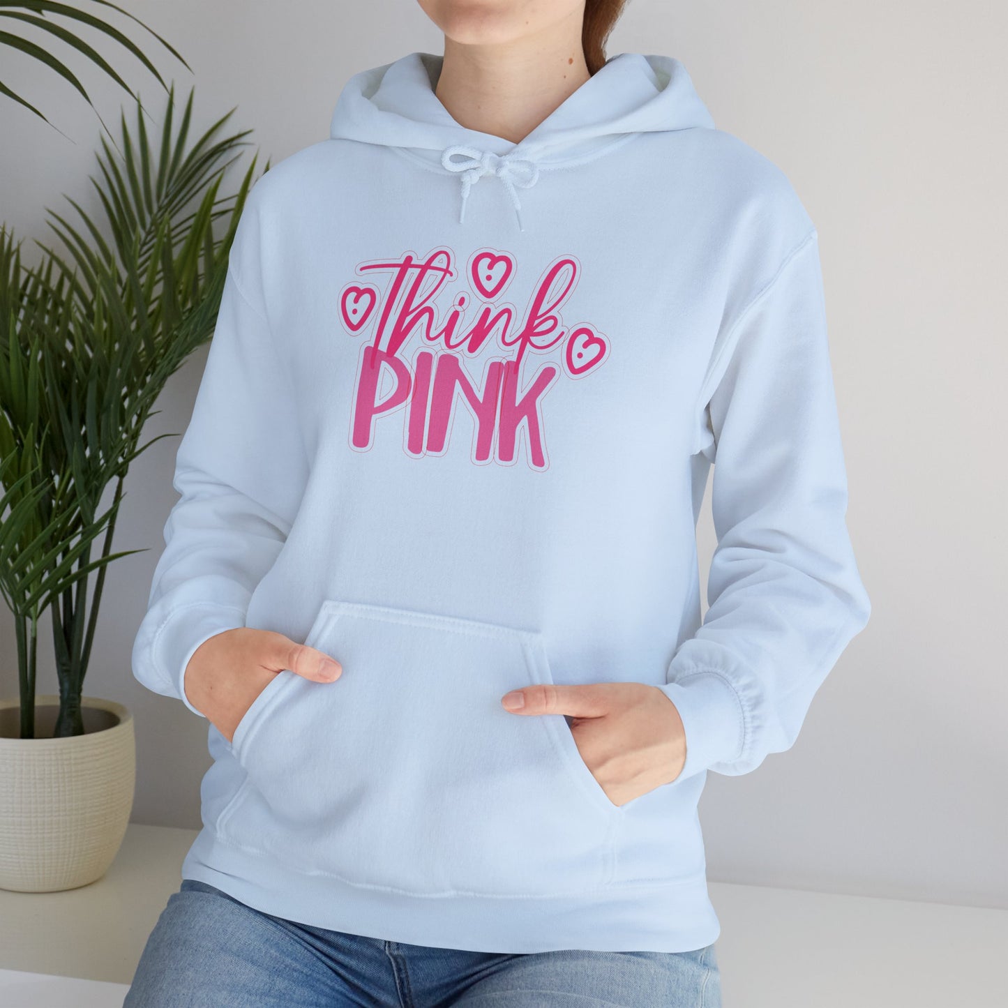 Think Pink Unisex Heavy Blend™ Hooded Sweatshirt