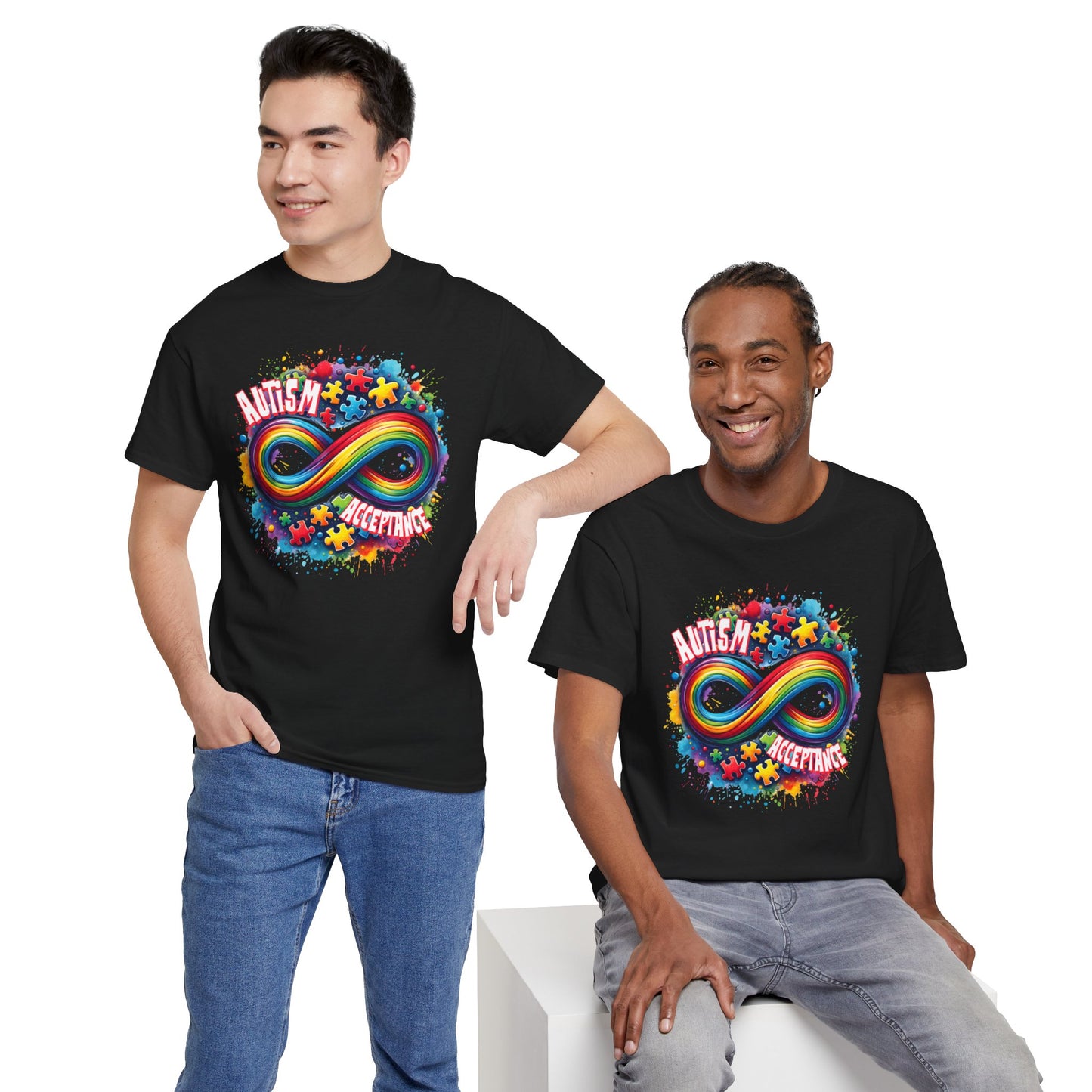 Autism Acceptance Unisex Heavy Cotton Tee