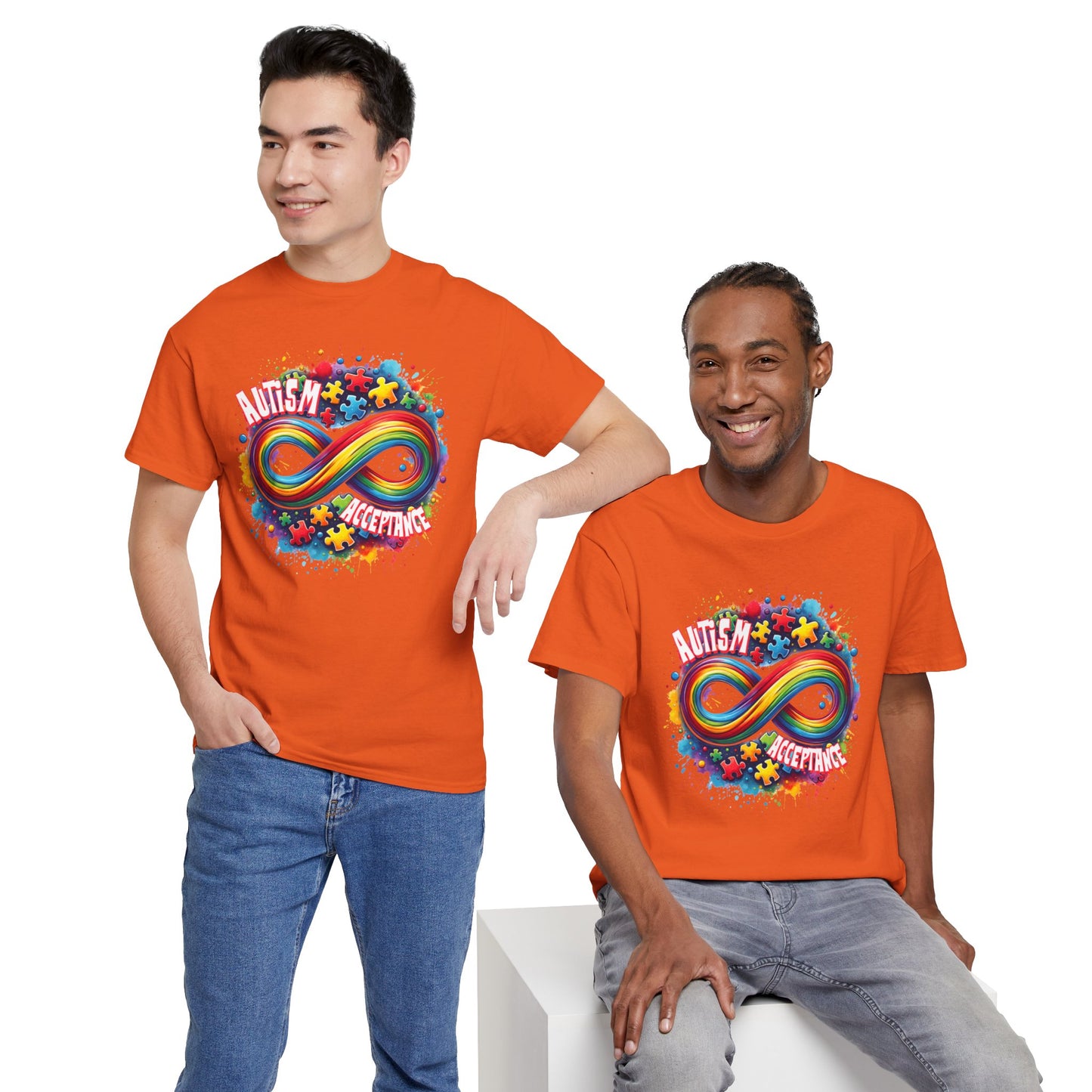 Autism Acceptance Unisex Heavy Cotton Tee