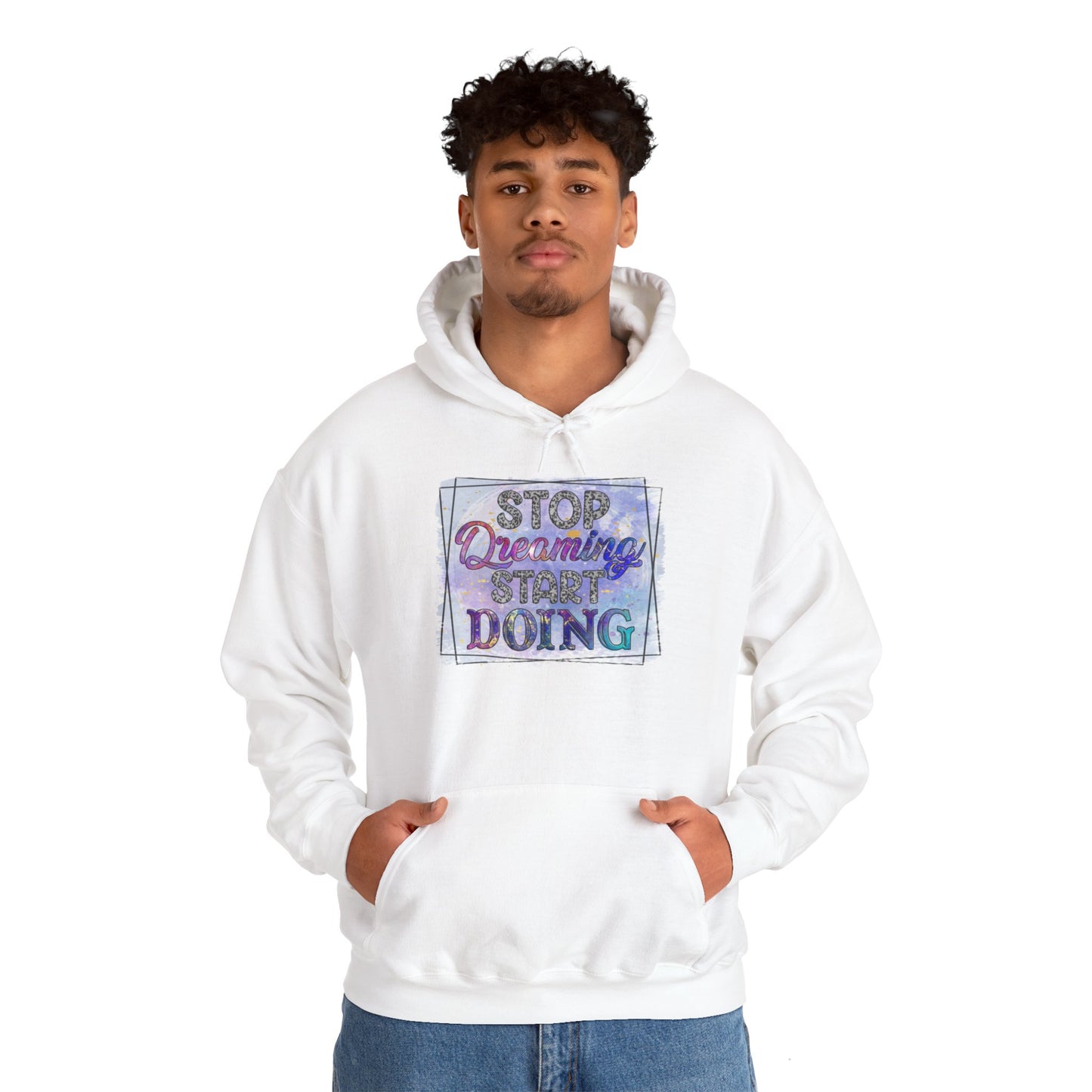 Stop Dreaming Unisex Heavy Blend™ Hooded Sweatshirt