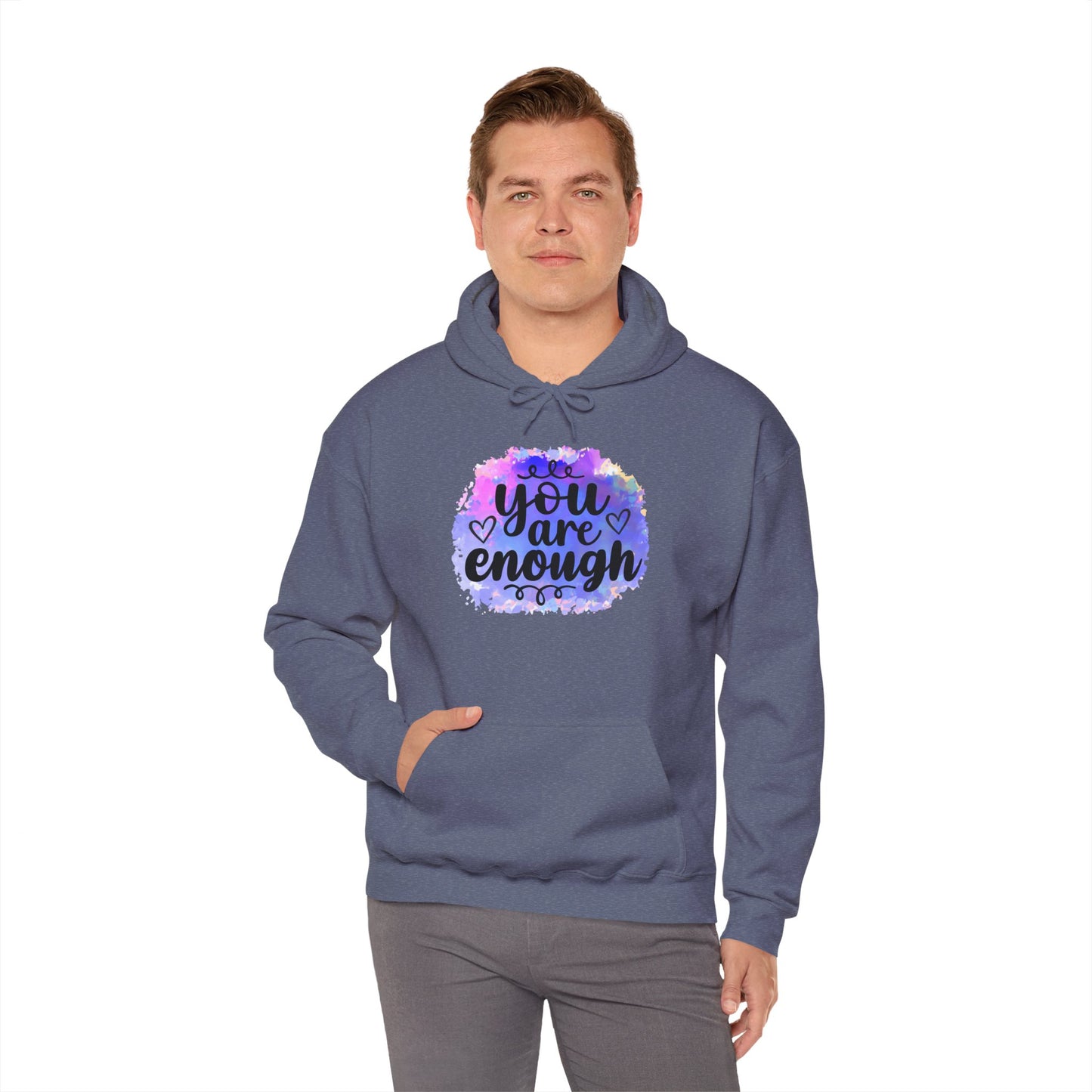 You are enough Unisex Heavy Blend™ Hooded Sweatshirt