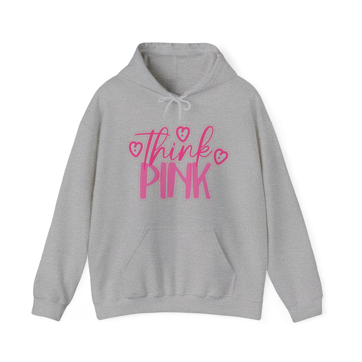 Think Pink Unisex Heavy Blend™ Hooded Sweatshirt