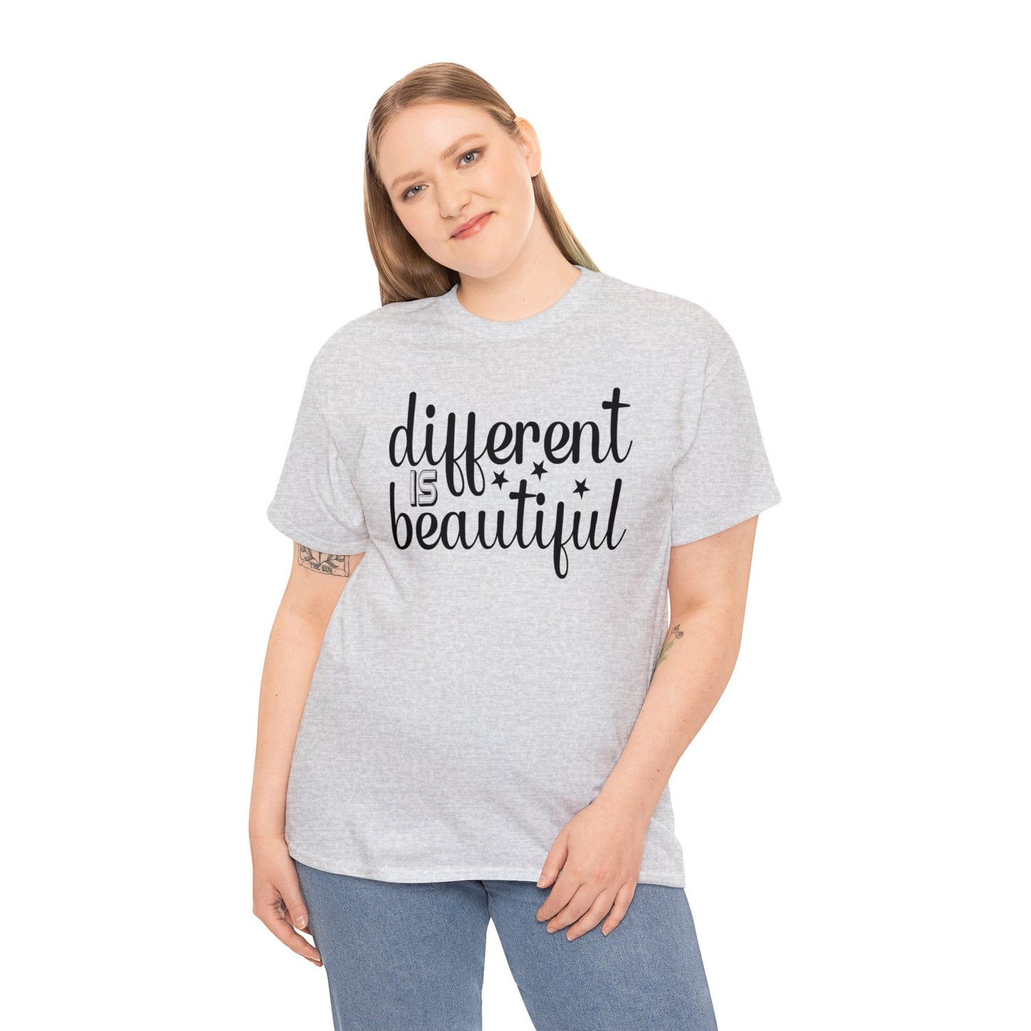 Different is Beautiful Unisex Heavy Cotton Tee