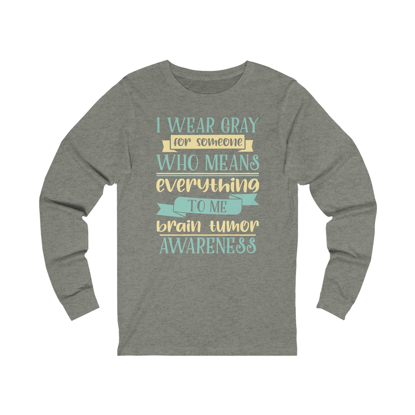 Brain Cancer 2 Unisex Jersey Long Sleeve Tee