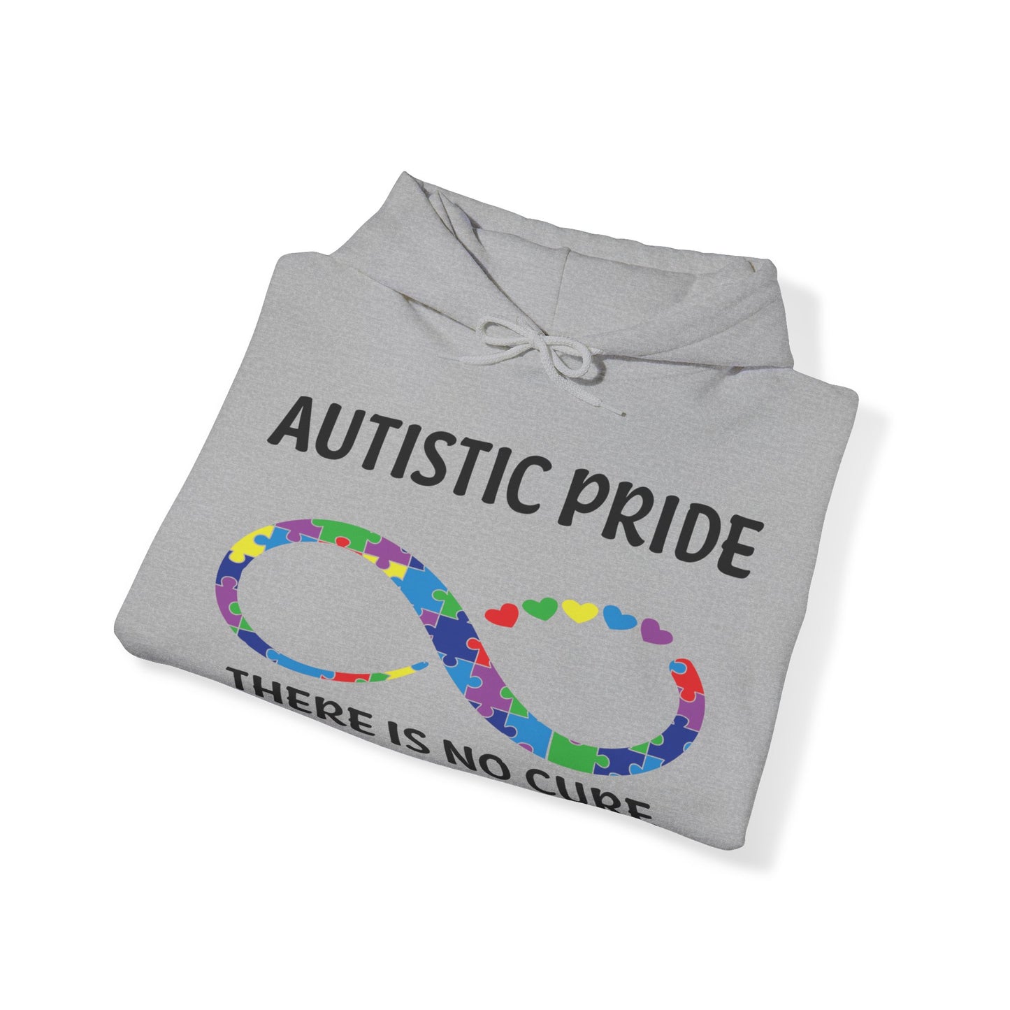 Autistic Pride (Double Sleeve Design) Unisex Heavy Blend™ Hooded Sweatshirt