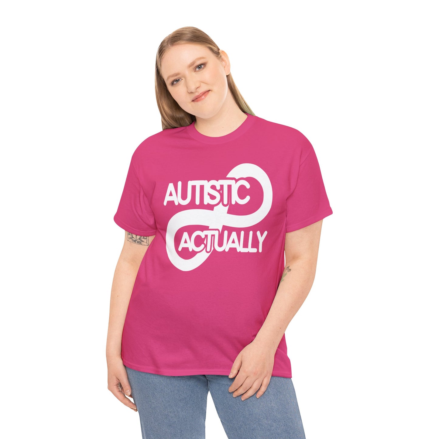 Actually Autistic Unisex Heavy Cotton Tee