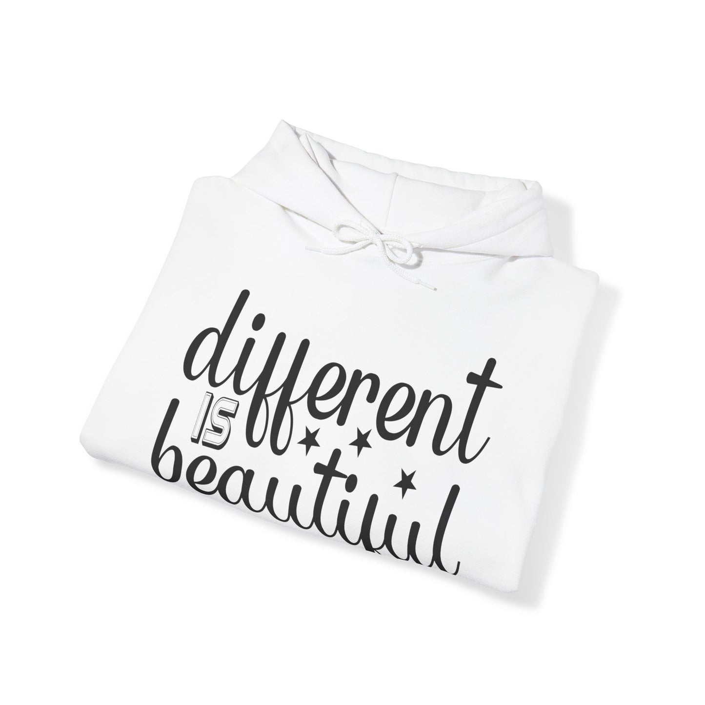 Different is Beautiful Unisex Heavy Blend™ Hooded Sweatshirt