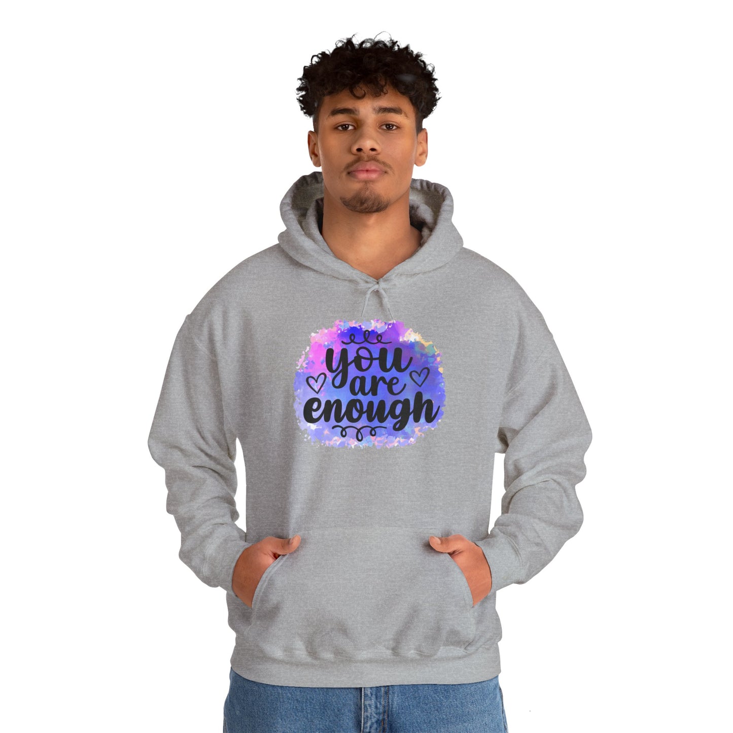 You are enough Unisex Heavy Blend™ Hooded Sweatshirt