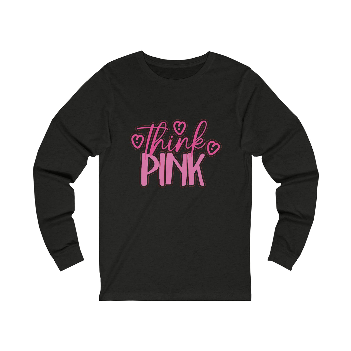 Think Pink Unisex Jersey Long Sleeve Tee