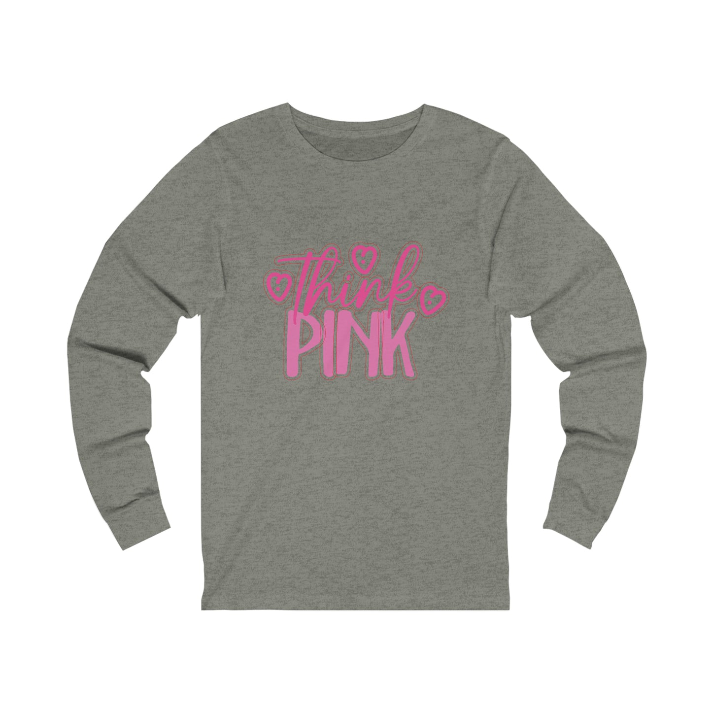 Think Pink Unisex Jersey Long Sleeve Tee