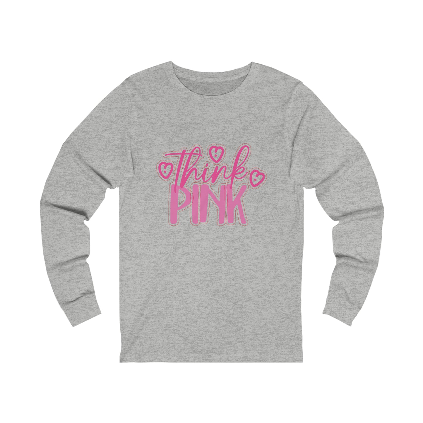 Think Pink Unisex Jersey Long Sleeve Tee