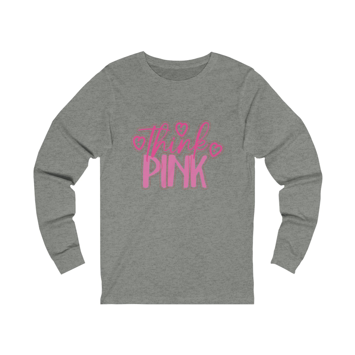 Think Pink Unisex Jersey Long Sleeve Tee