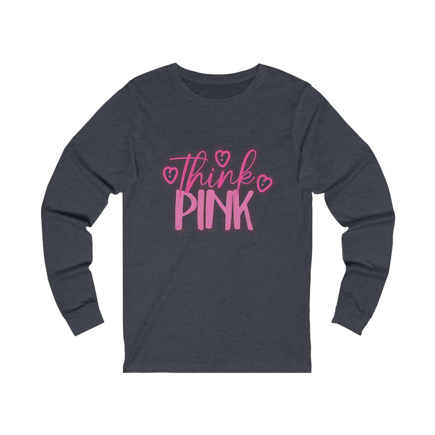 Think Pink Unisex Jersey Long Sleeve Tee