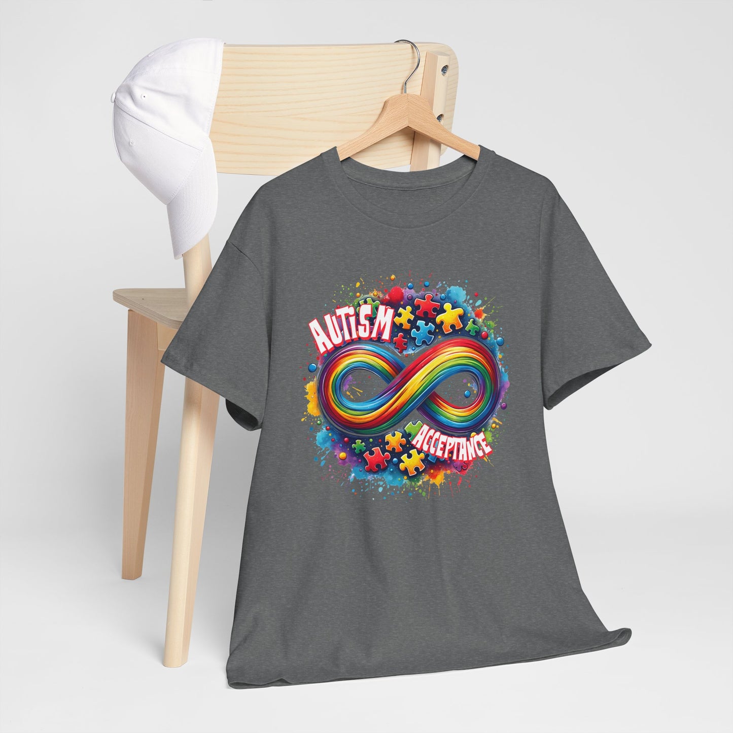 Autism Acceptance Unisex Heavy Cotton Tee