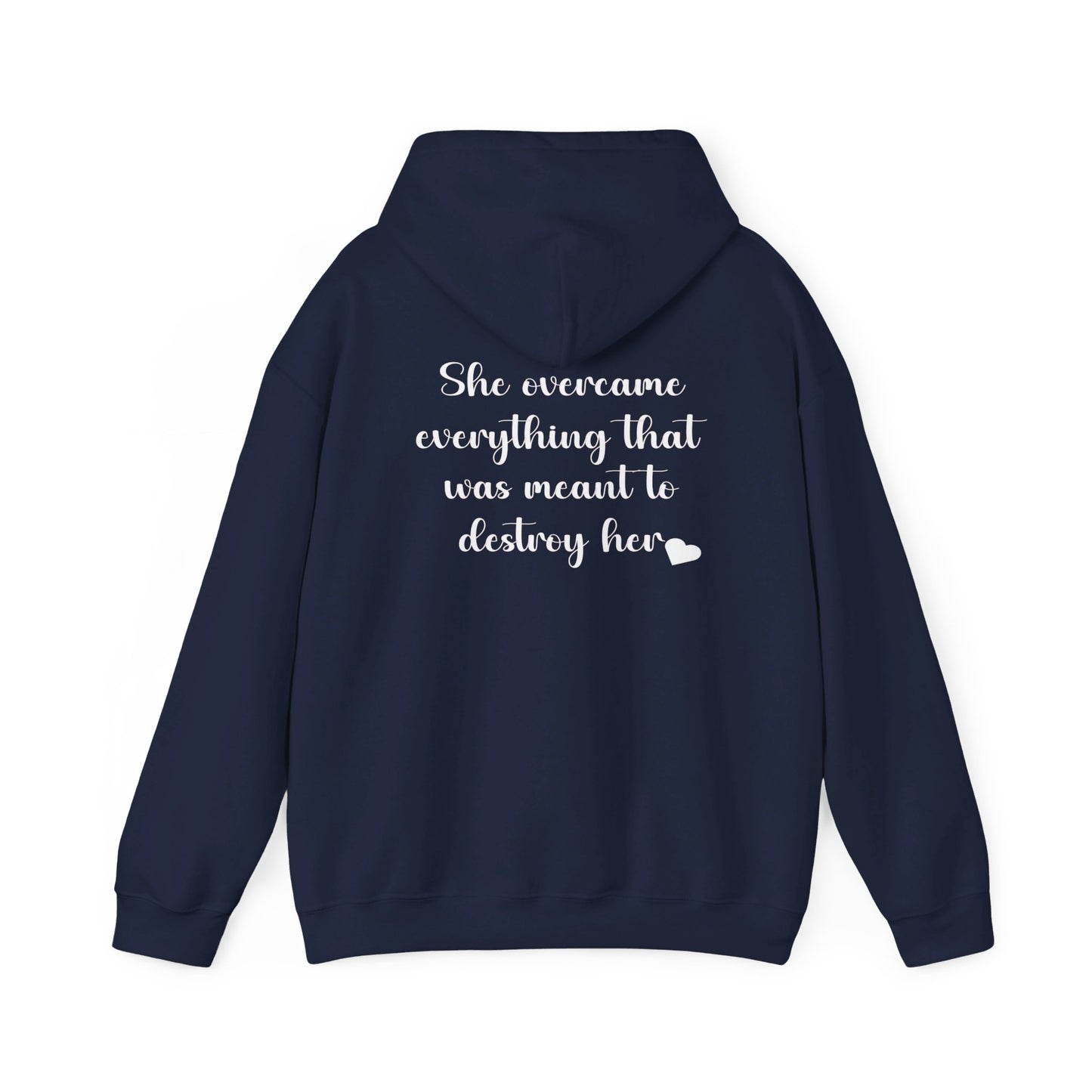 PowHERful double sided Unisex Heavy Blend™ Hooded Sweatshirt