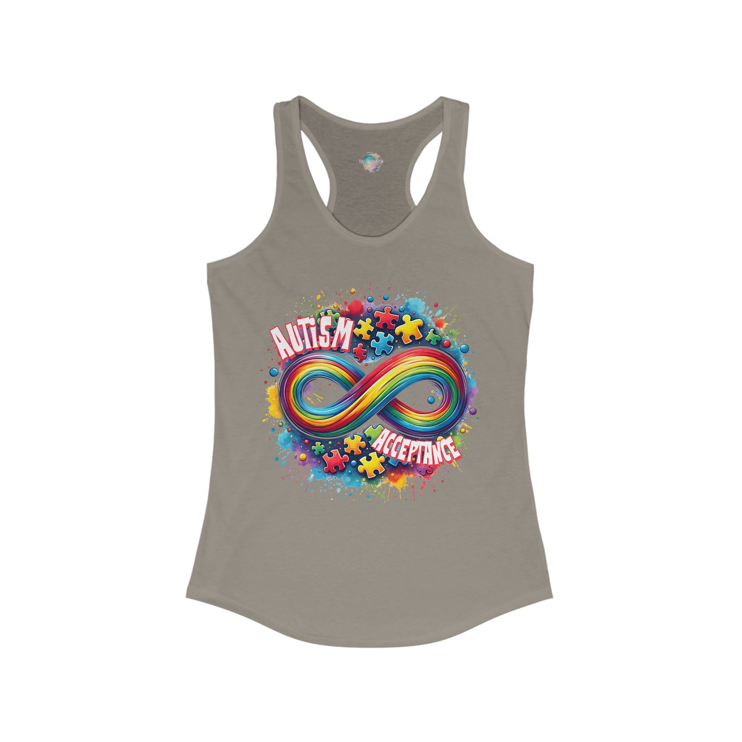 Autism Acceptance Women's Ideal Racerback Tank