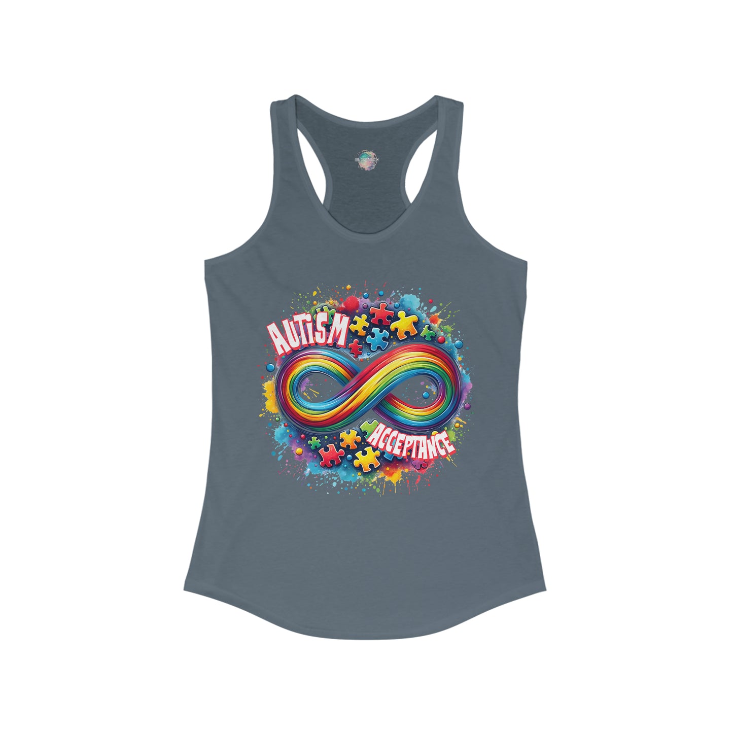 Autism Acceptance Women's Ideal Racerback Tank