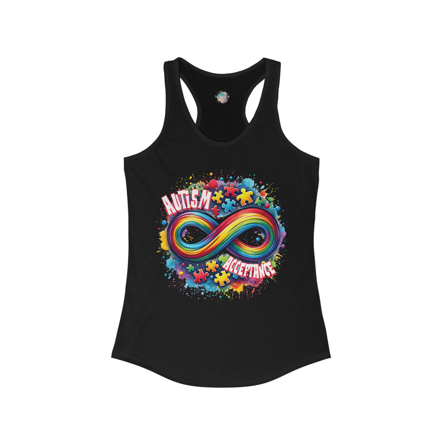 Autism Acceptance Women's Ideal Racerback Tank