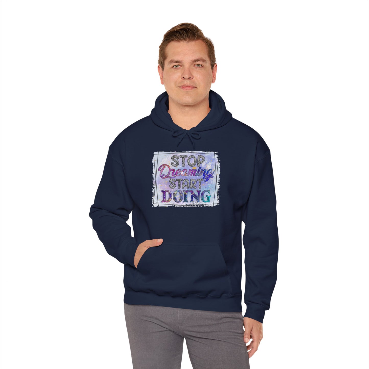 Stop Dreaming Unisex Heavy Blend™ Hooded Sweatshirt