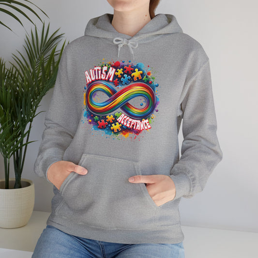 Autism Acceptance Unisex Heavy Blend™ Hooded Sweatshirt