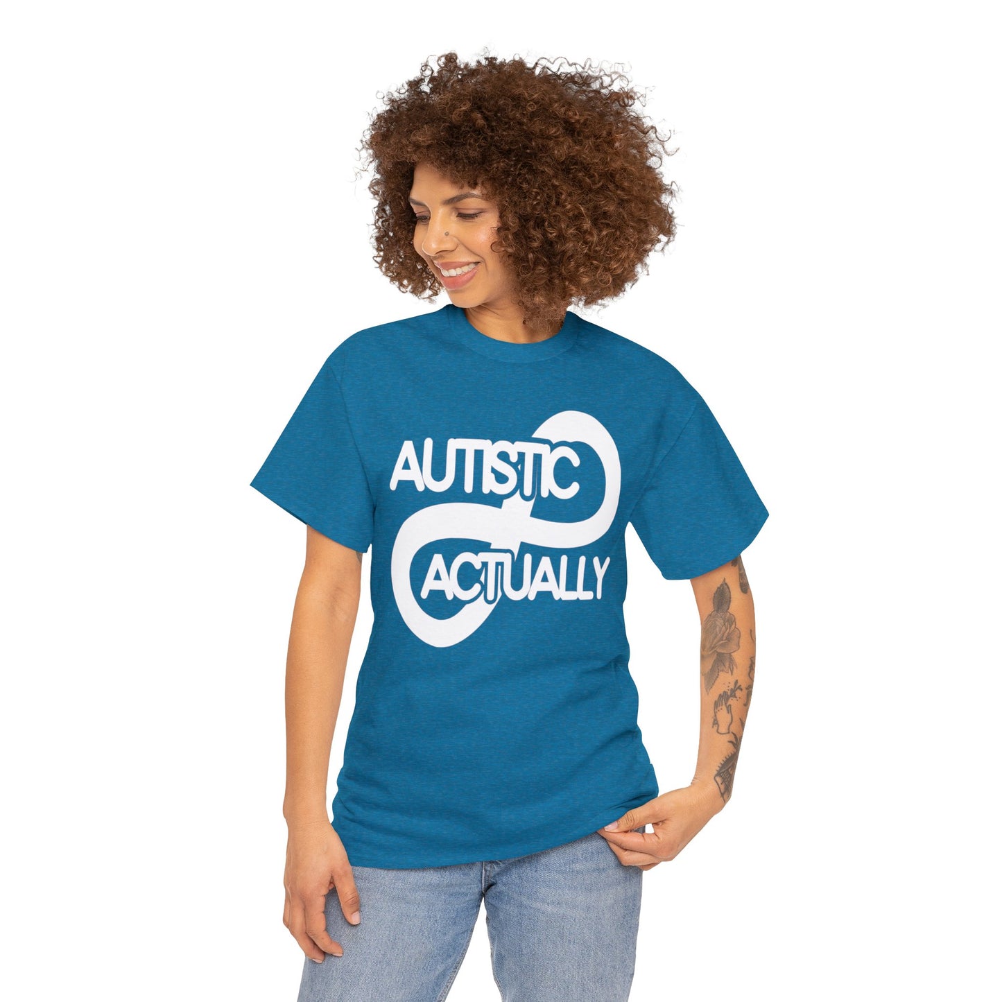 Actually Autistic Unisex Heavy Cotton Tee