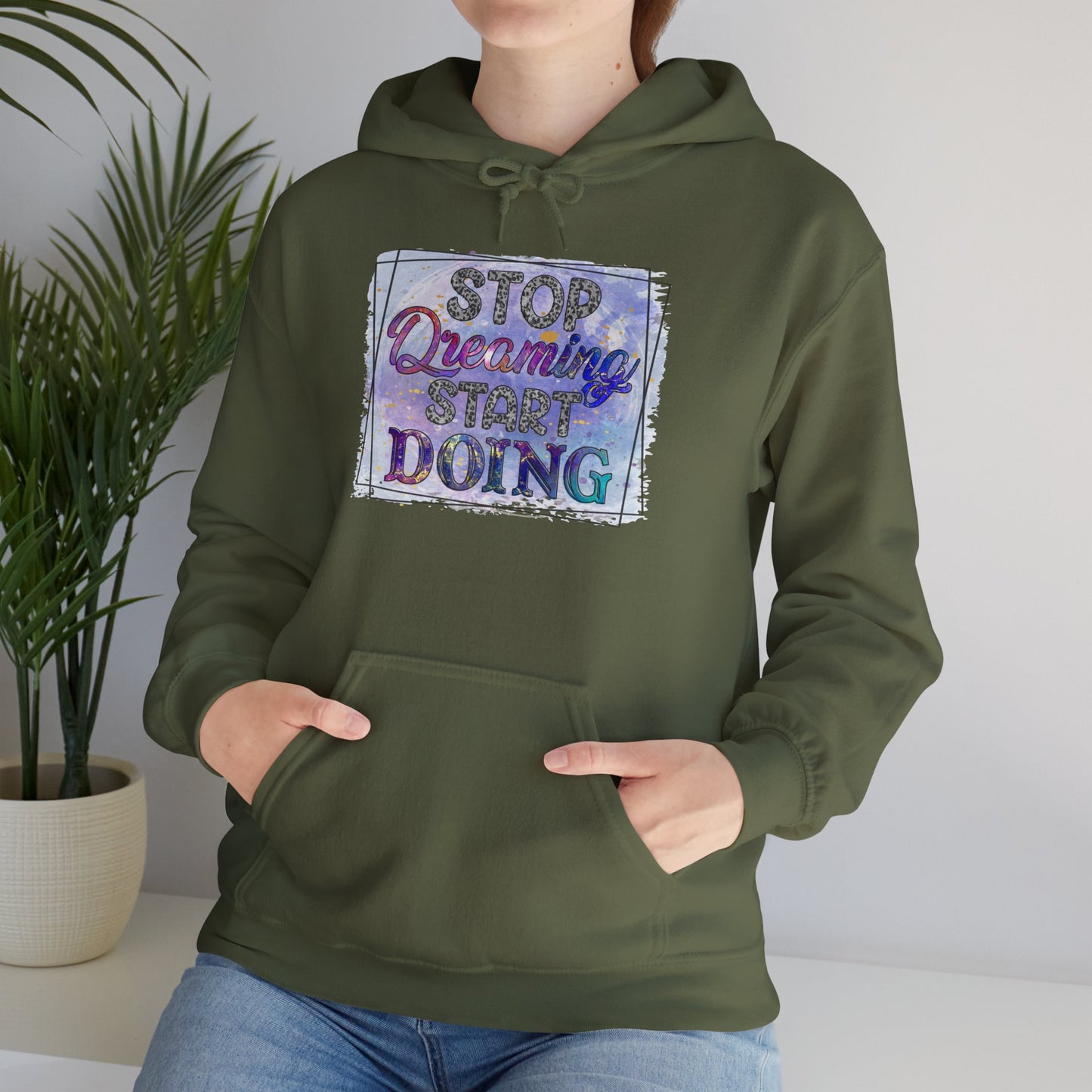 Stop Dreaming Unisex Heavy Blend™ Hooded Sweatshirt