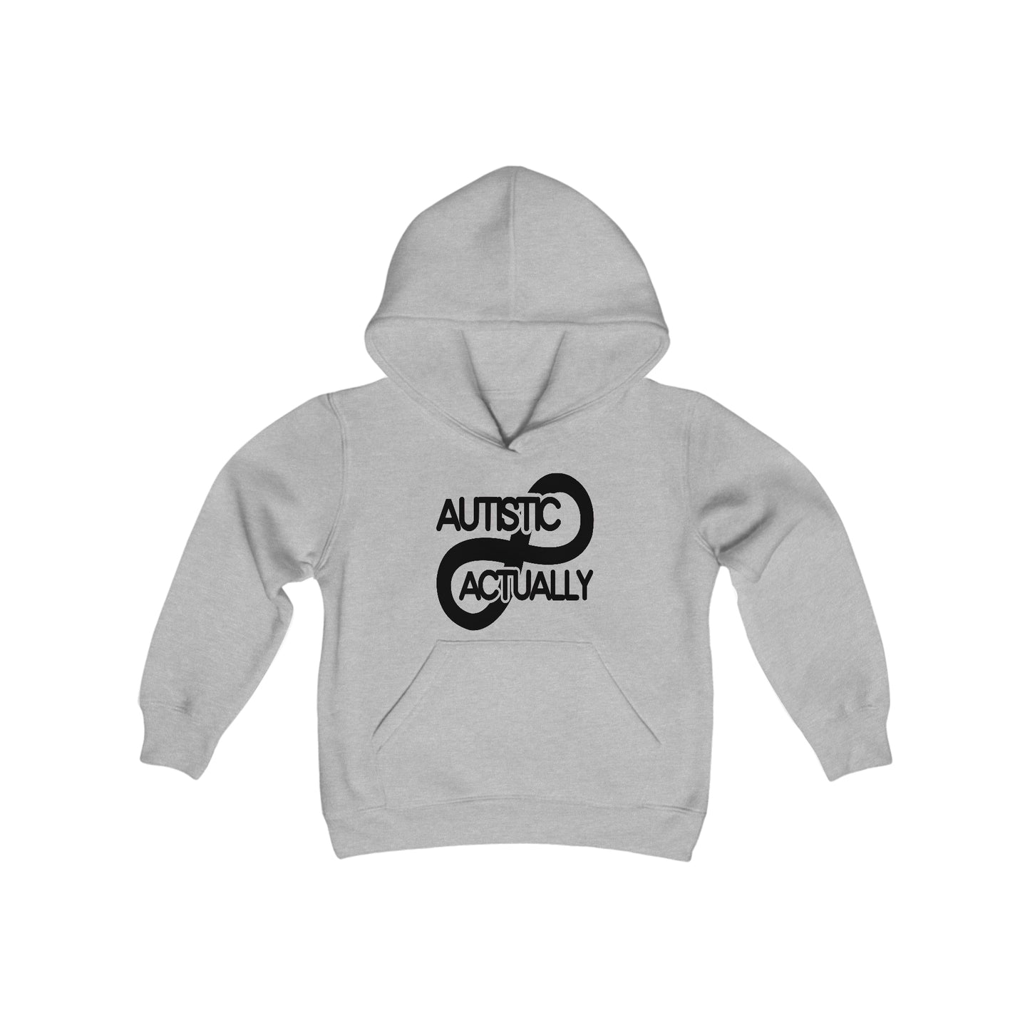 Actually Autistic Youth Heavy Blend Hooded Sweatshirt