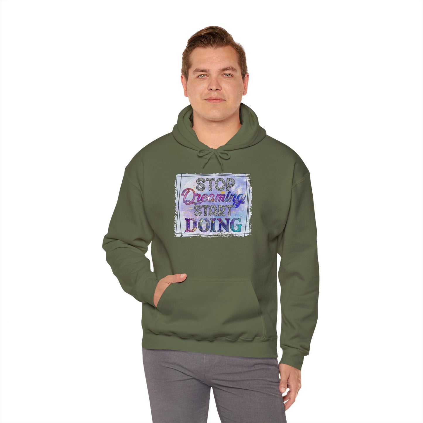 Stop Dreaming Unisex Heavy Blend™ Hooded Sweatshirt