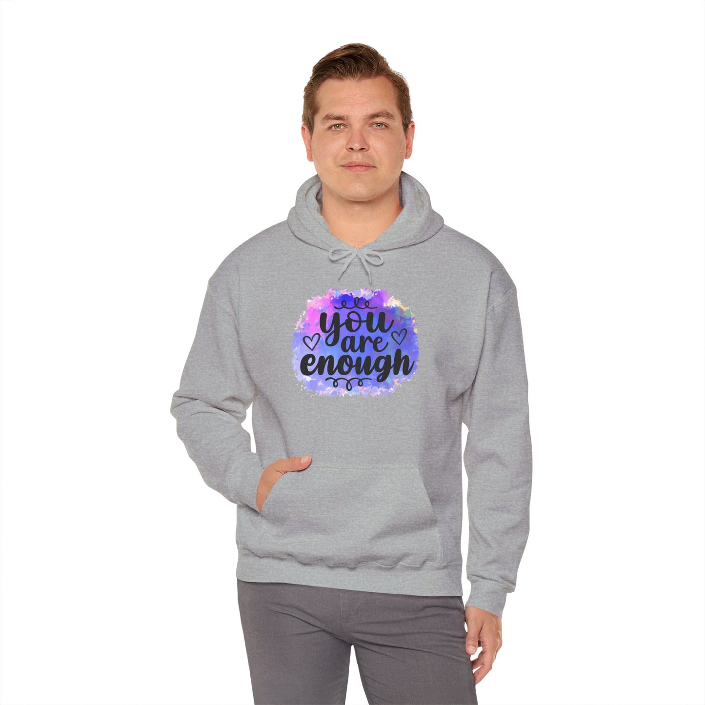 You are enough Unisex Heavy Blend™ Hooded Sweatshirt