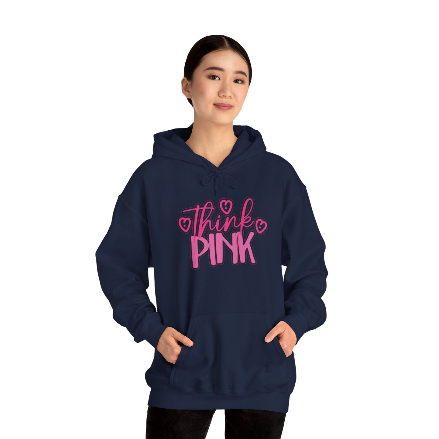 Think Pink Unisex Heavy Blend™ Hooded Sweatshirt