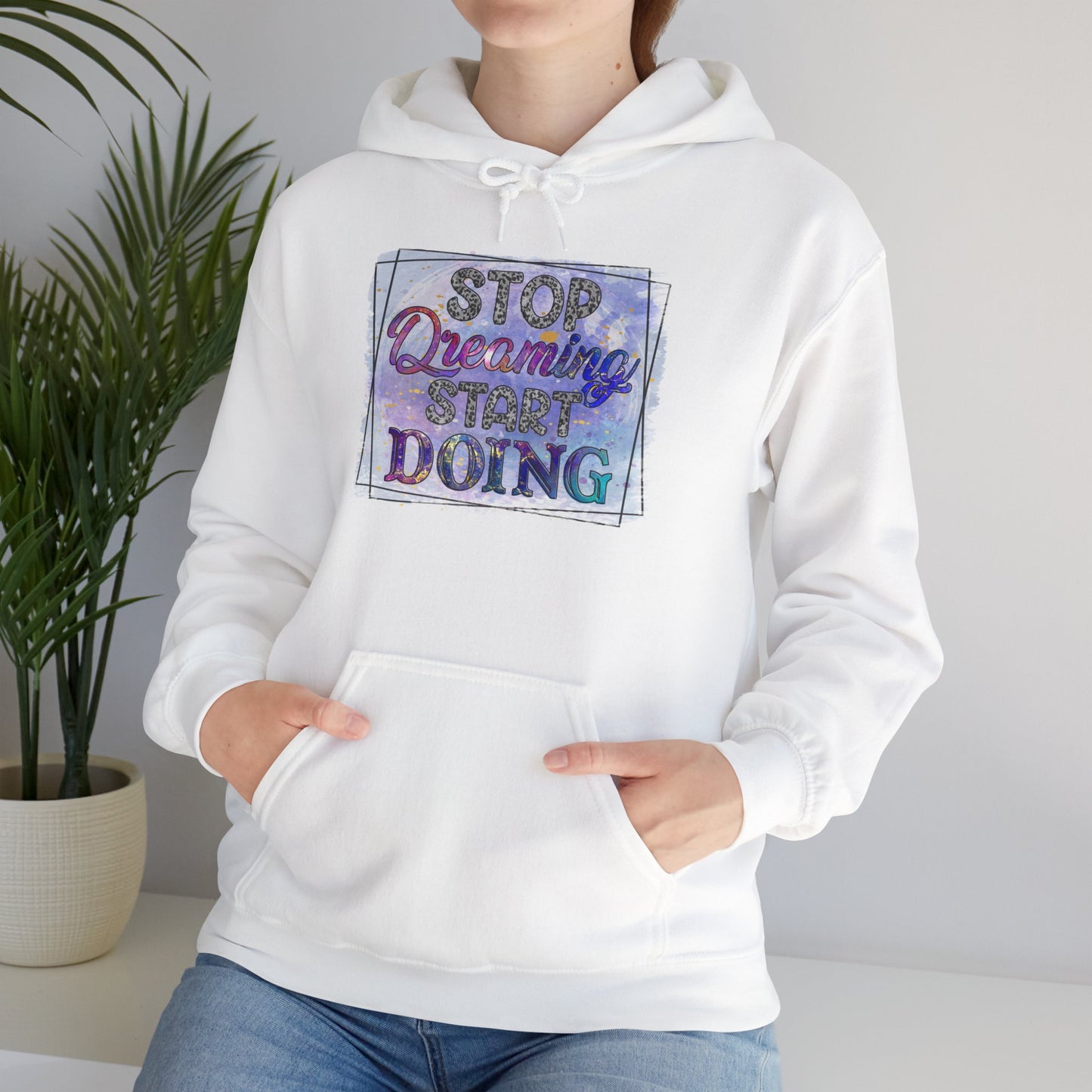 Stop Dreaming Unisex Heavy Blend™ Hooded Sweatshirt