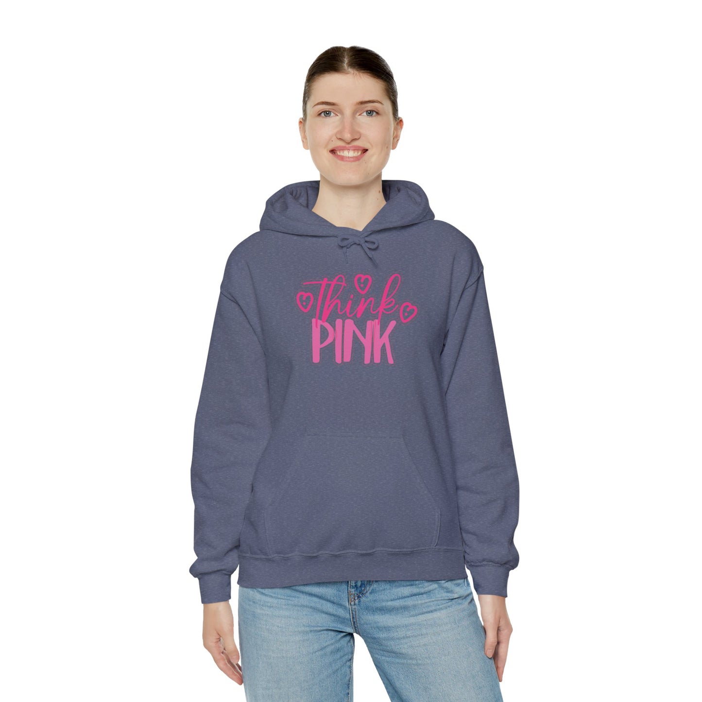 Think Pink Unisex Heavy Blend™ Hooded Sweatshirt