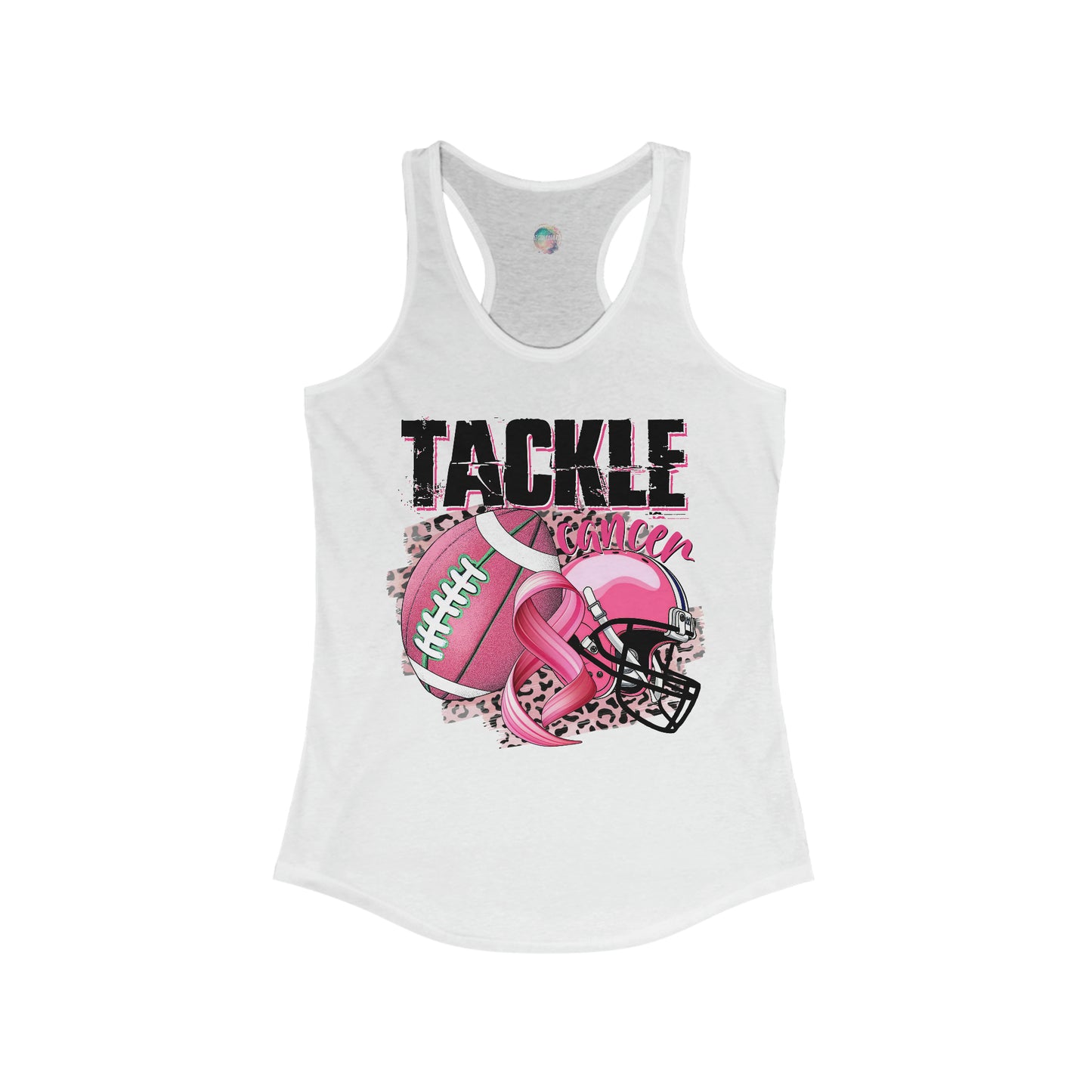 Tackle Cancer Women's Ideal Racerback Tank