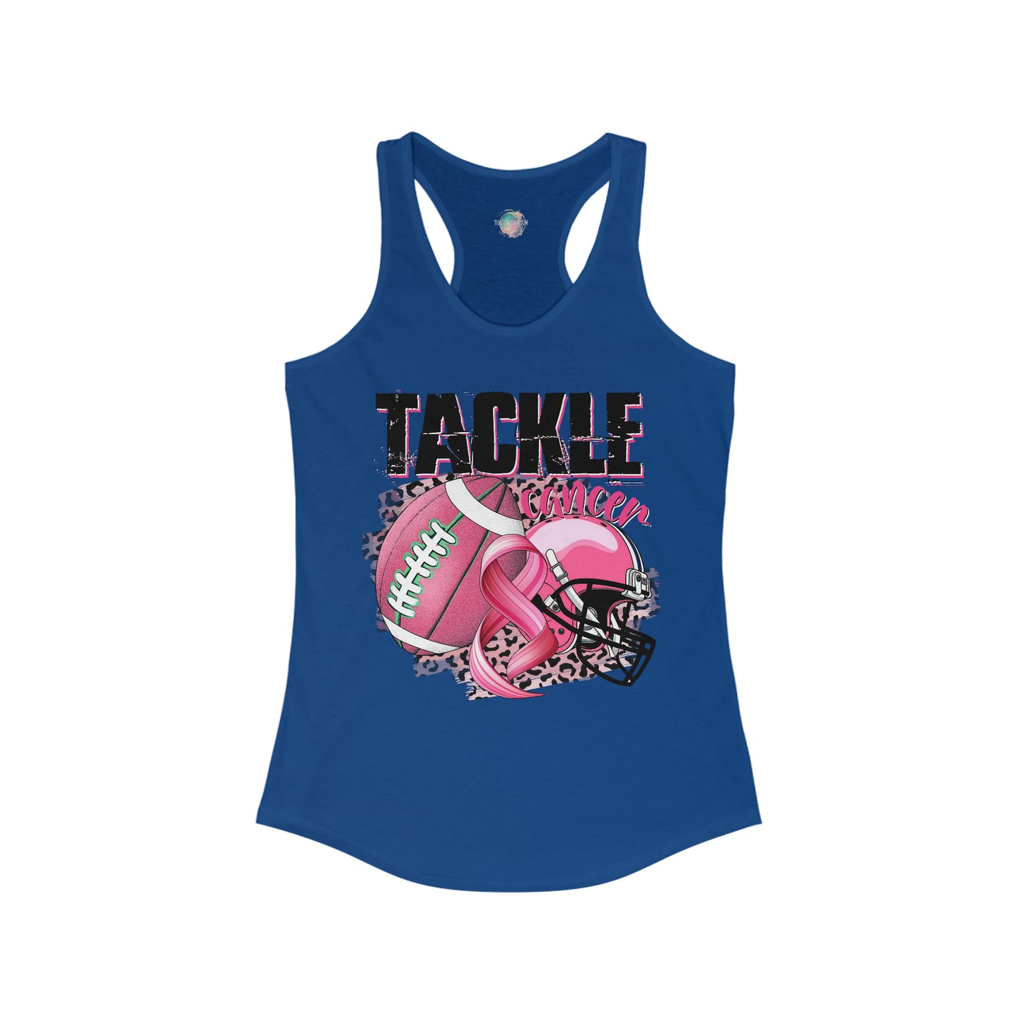 Tackle Cancer Women's Ideal Racerback Tank