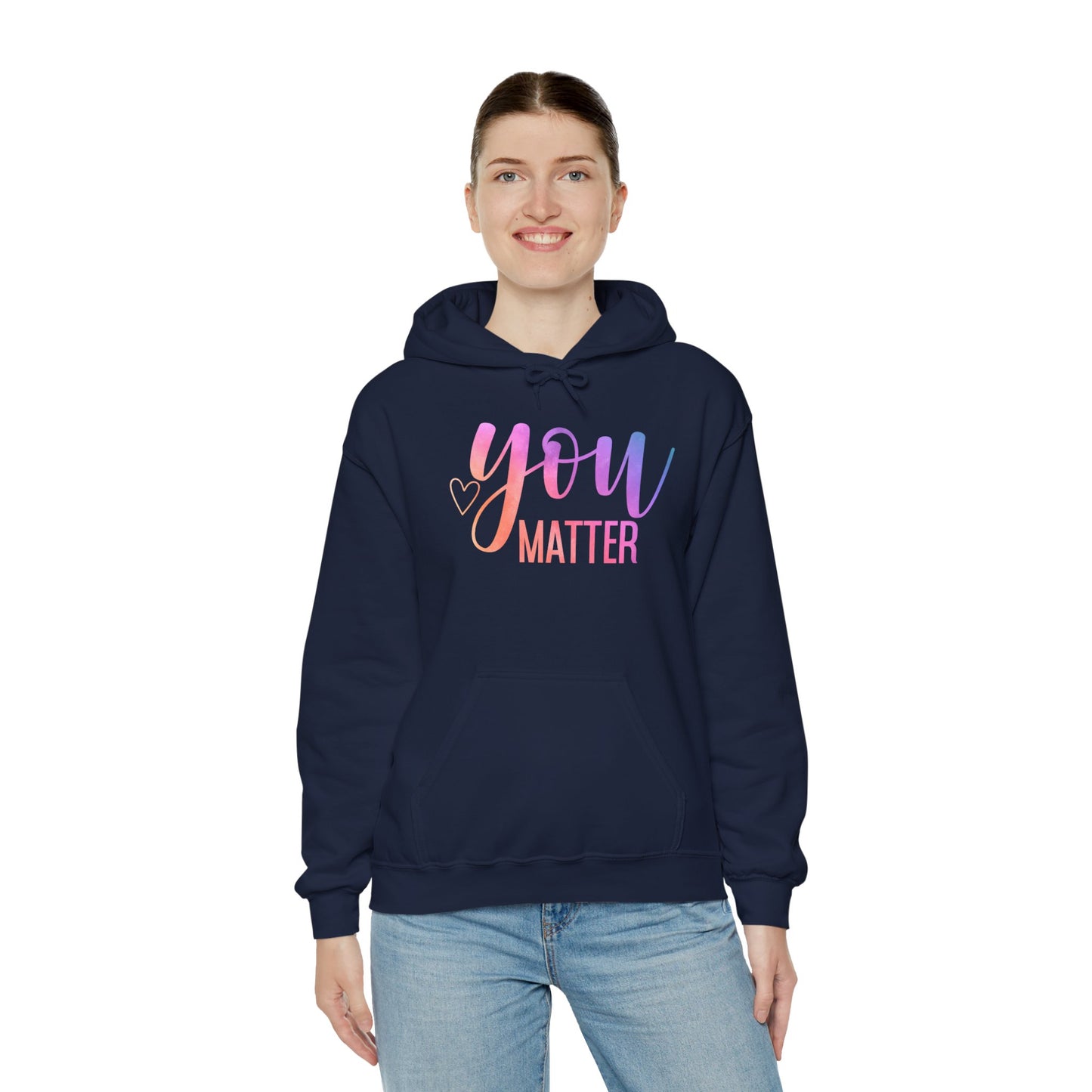 You Matter Unisex Heavy Blend™ Hooded Sweatshirt