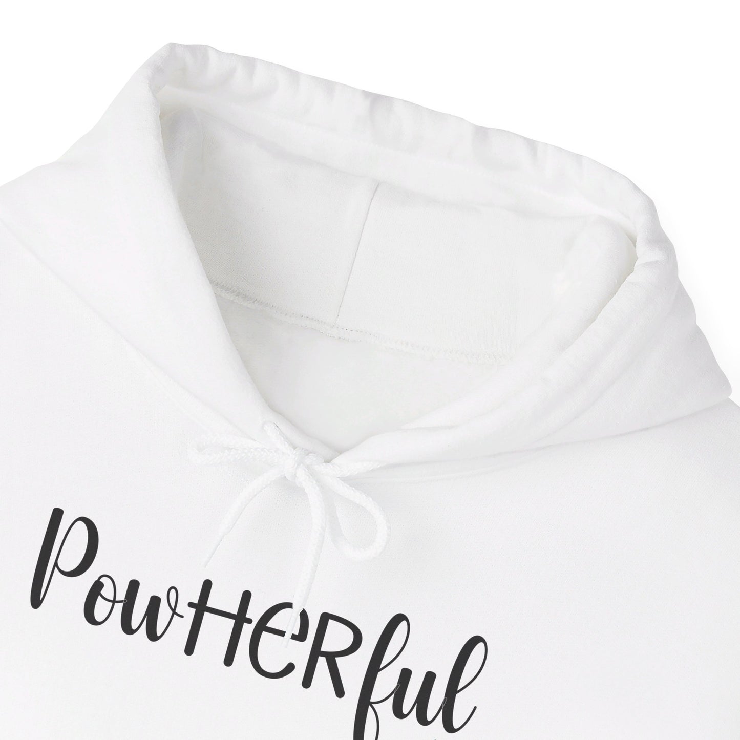 PowHERful double sided Unisex Heavy Blend™ Hooded Sweatshirt