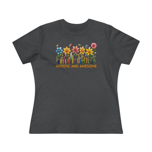 Autistic and Awesome Women's Cotton Tee