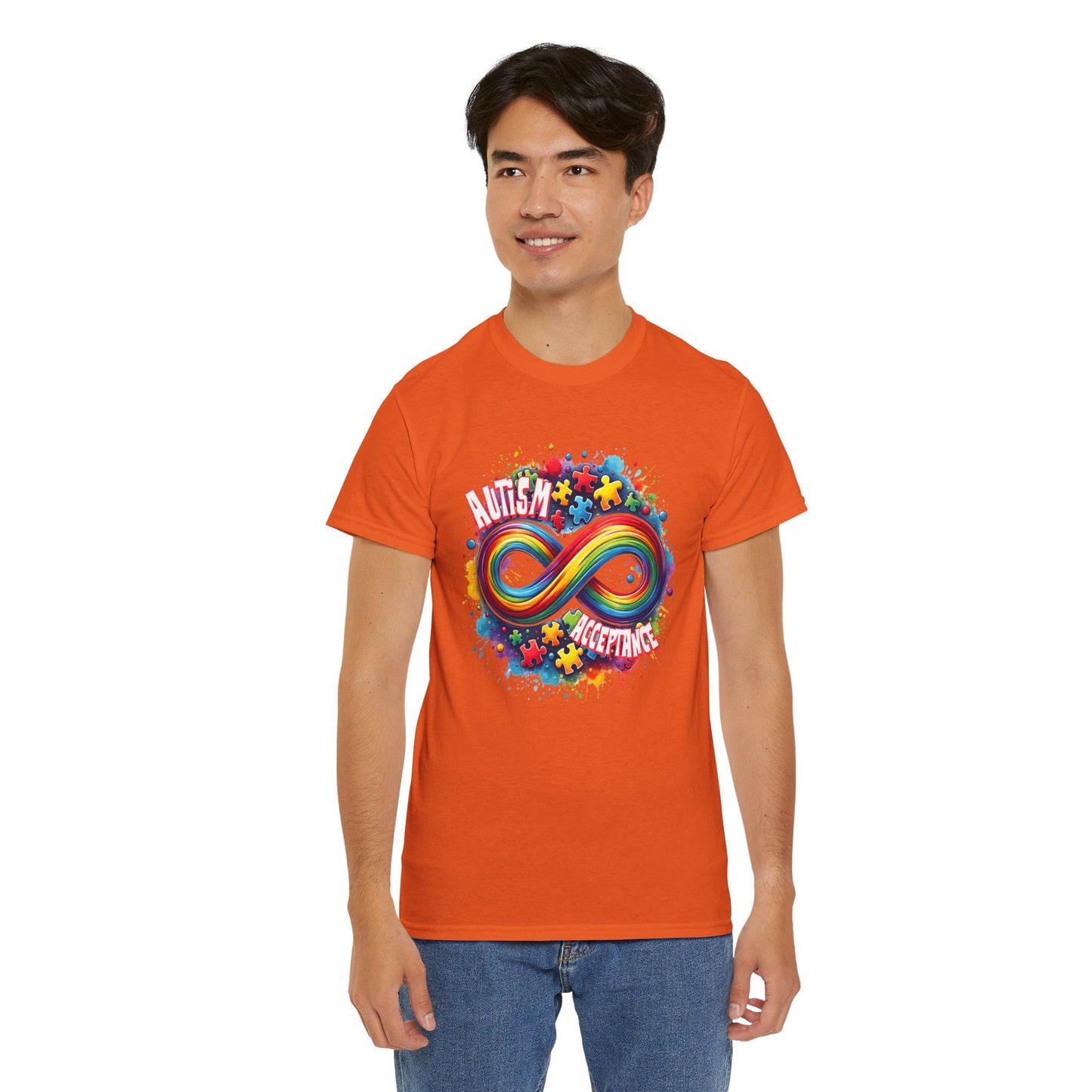 Autism Acceptance Unisex Heavy Cotton Tee