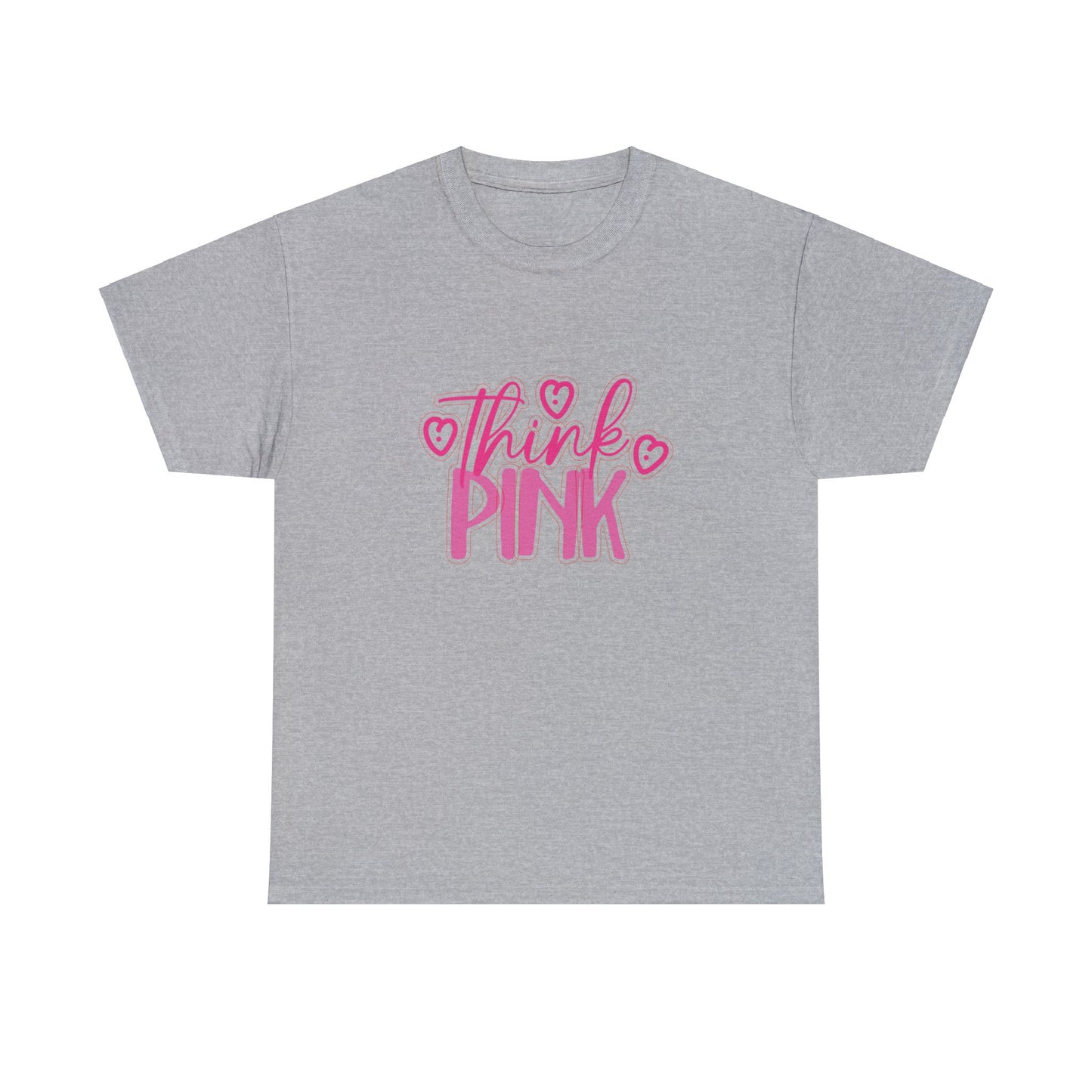 Think Pink Unisex Heavy Cotton Tee