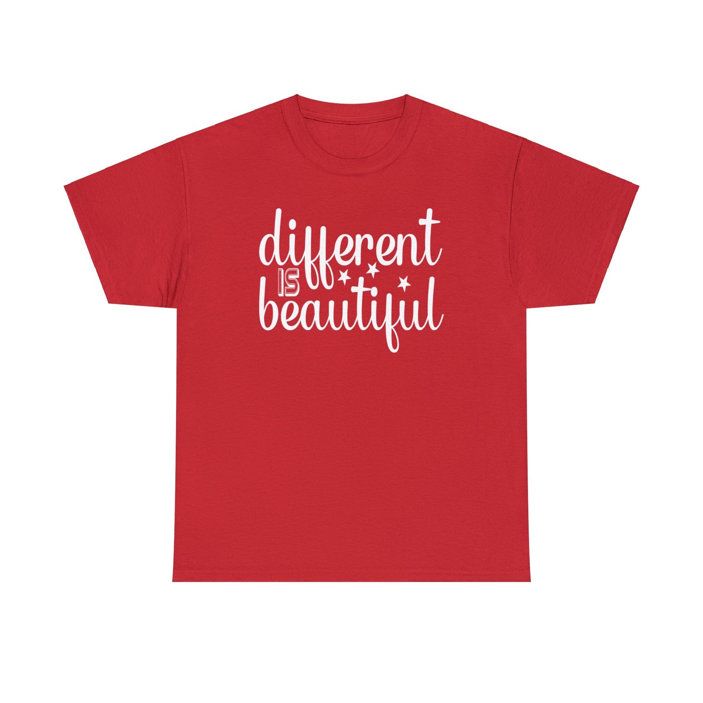 Different is Beautiful Unisex Heavy Cotton Tee