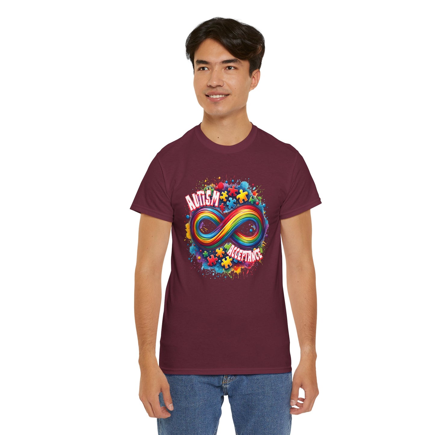 Autism Acceptance Unisex Heavy Cotton Tee