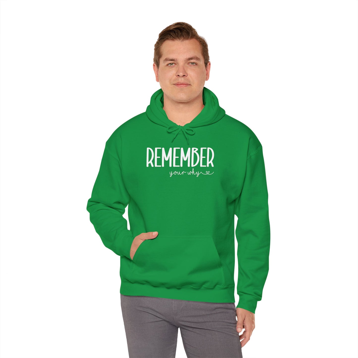 Remember your why Unisex Heavy Blend™ Hooded Sweatshirt