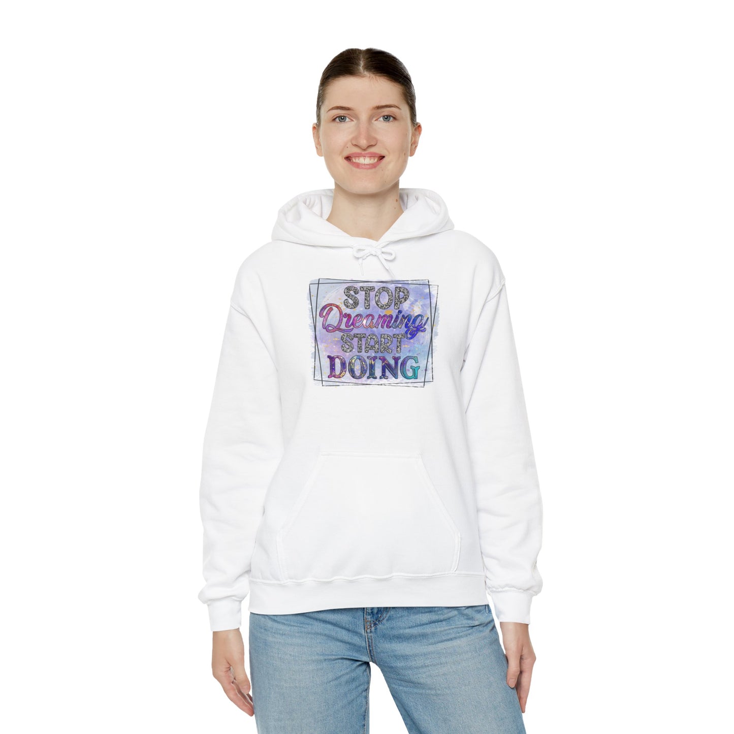 Stop Dreaming Unisex Heavy Blend™ Hooded Sweatshirt