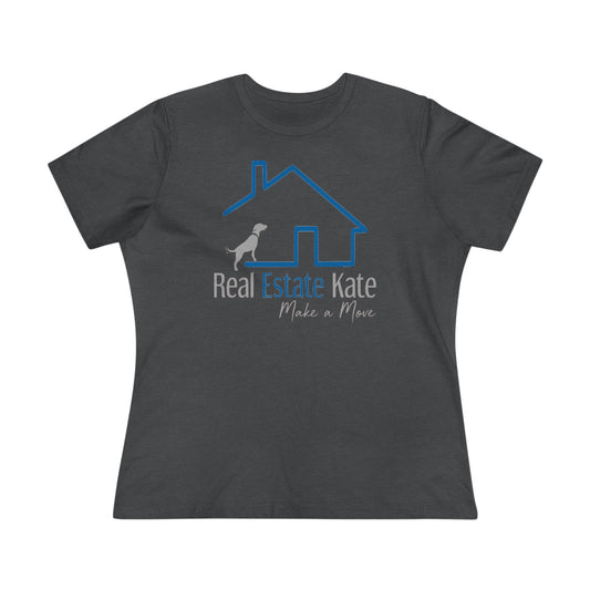 Custom Order Real Estate Kate Grey Women's Cotton Tee