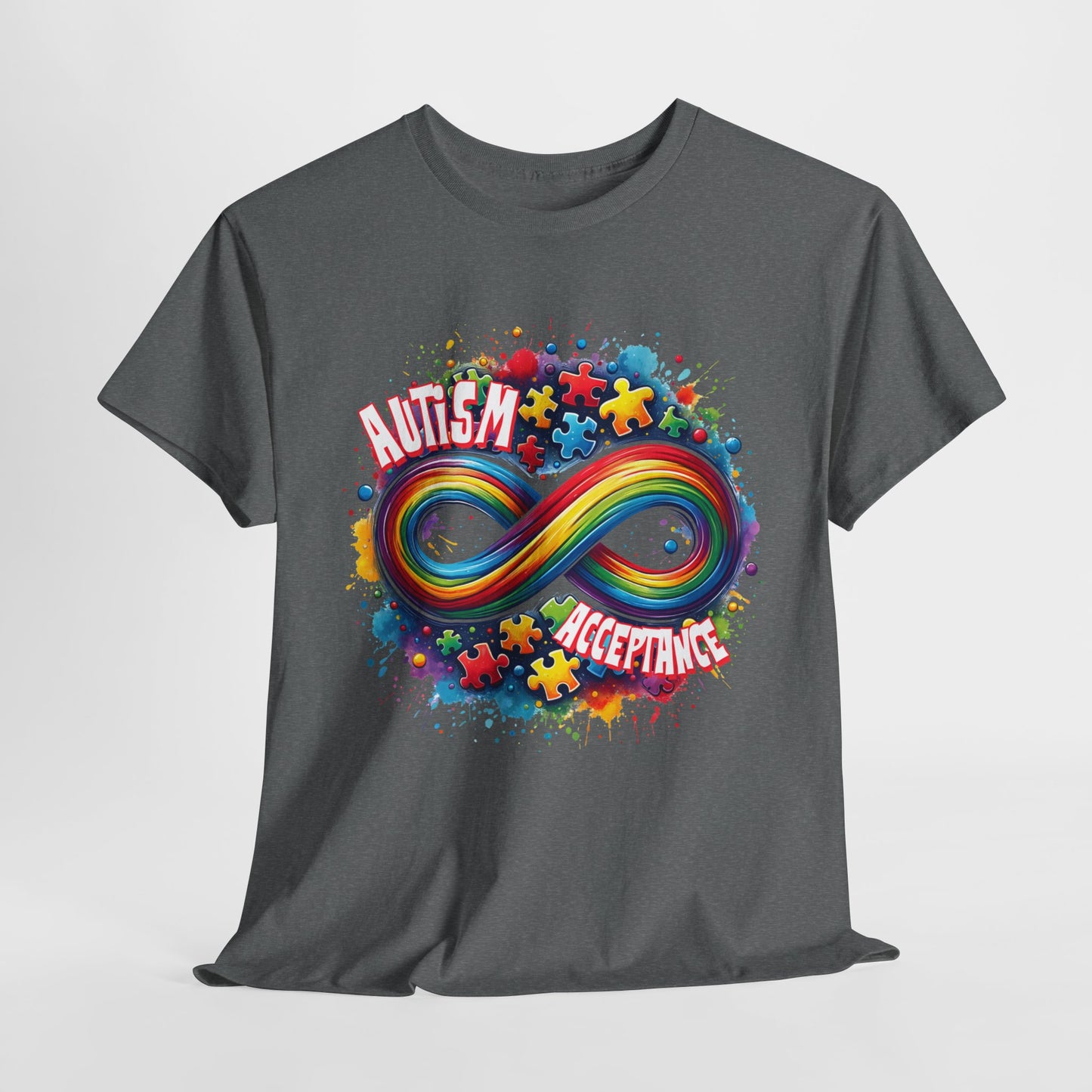 Autism Acceptance Unisex Heavy Cotton Tee