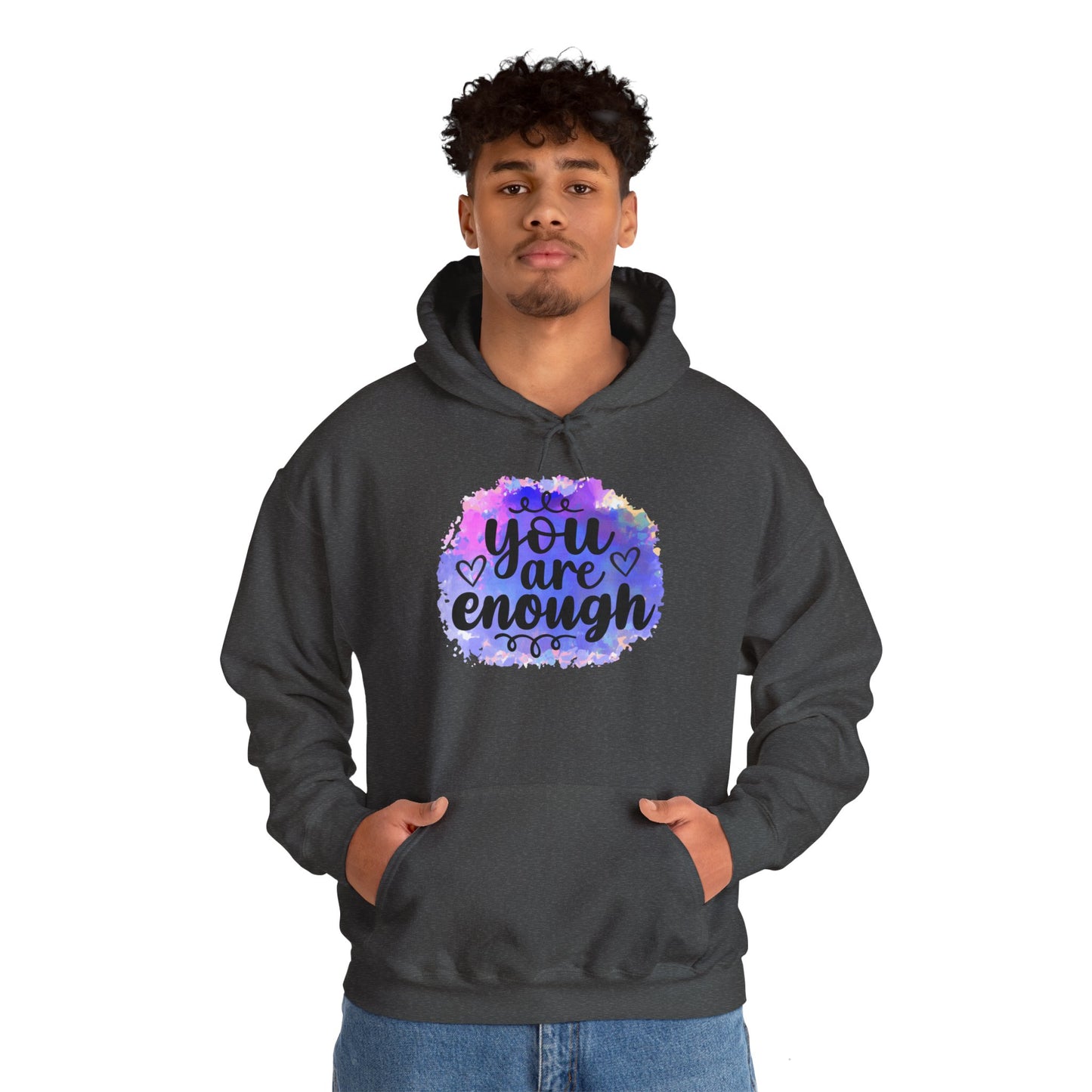 You are enough Unisex Heavy Blend™ Hooded Sweatshirt