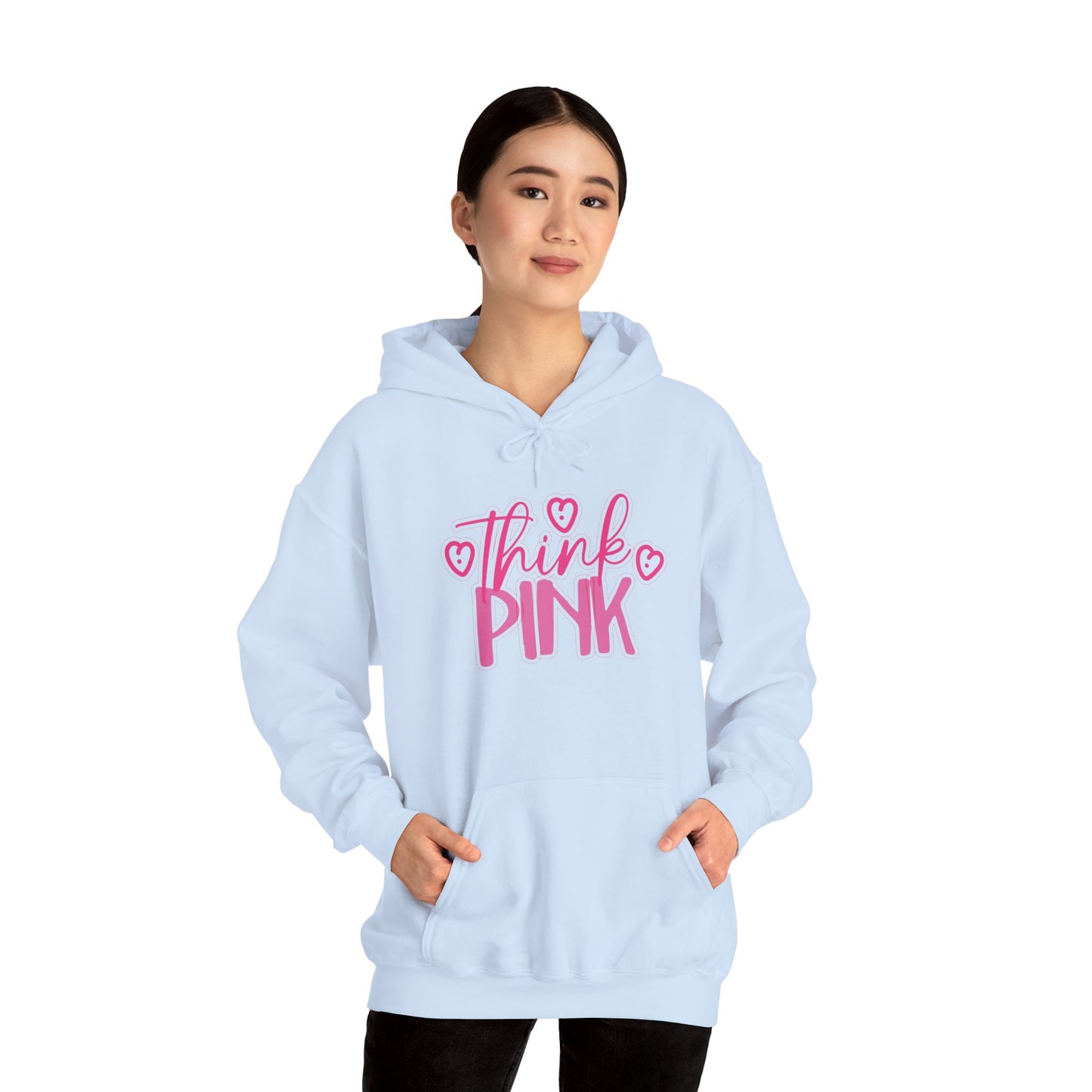 Think Pink Unisex Heavy Blend™ Hooded Sweatshirt