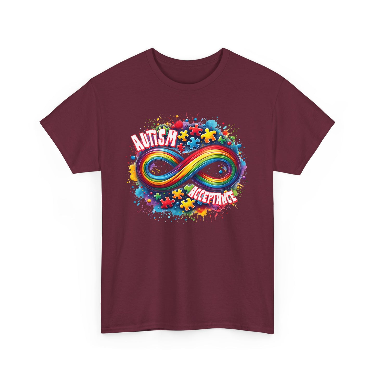 Autism Acceptance Unisex Heavy Cotton Tee