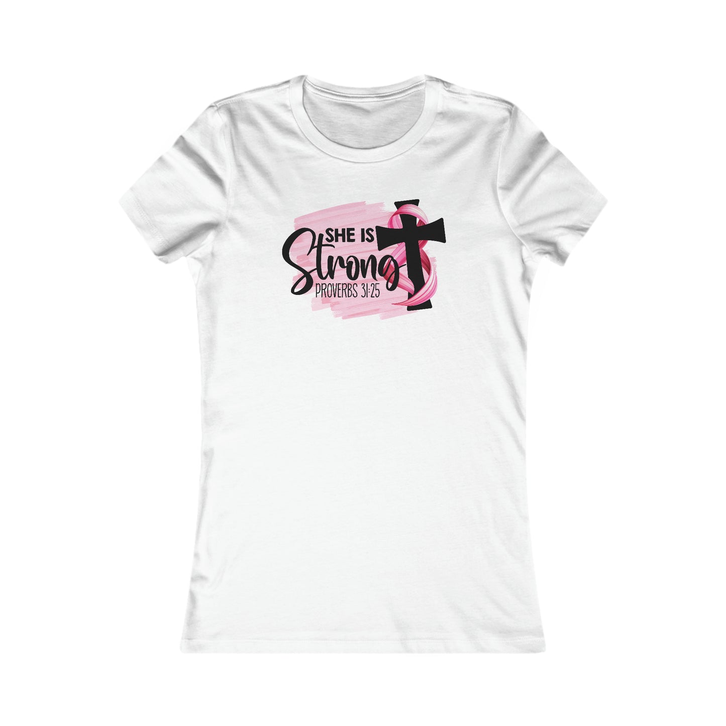 She is strong Survivor Women's Favorite Tee