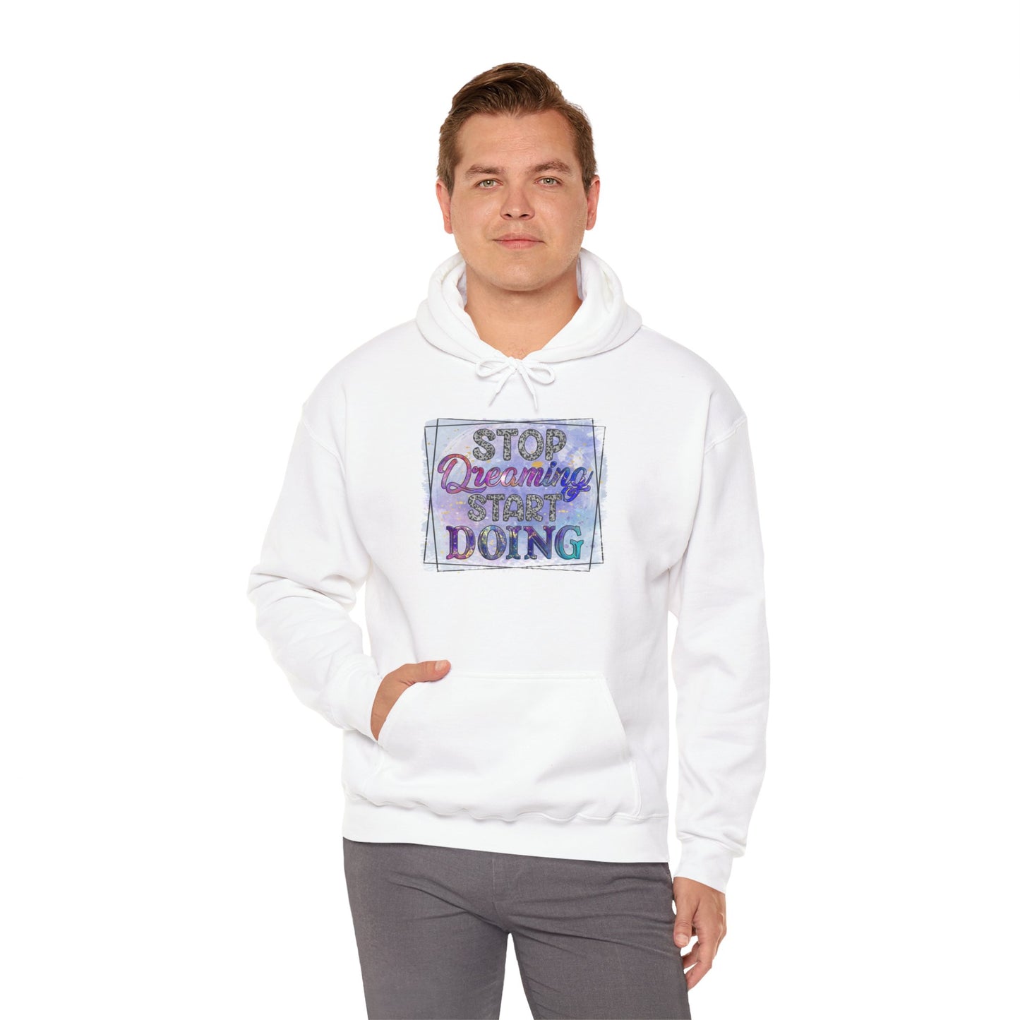 Stop Dreaming Unisex Heavy Blend™ Hooded Sweatshirt